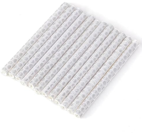 12PCS Plastic Bike Wheel Reflective Spoke Cover 7.5CM Long Bicycle Wheels Reflectors Reflecting Tubes for Night Riding