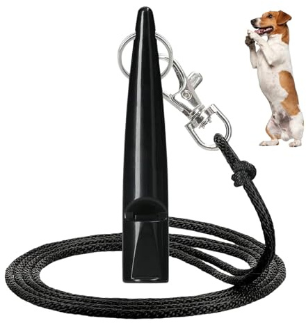 Mistillion Dog Whistle No.210.5 with Lanyard, Food-Grade ABS Standardised Frequency Training Whistle, Loud Long-Range for Pet Recall Obedience