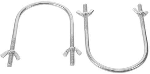 SMASOLO 2pcs Radiator Heater Wheel Hooks with U-shaped Fixing Clamps, Electric Oil Heater Mobile Caster Accessories, Universal Radiator Caster Base for Stable Movement and Support