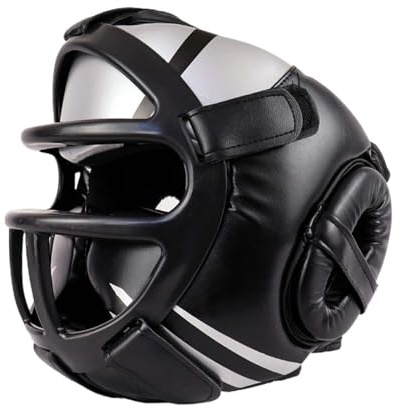 AUYXSSZ Casques de Boxe pour Enfants et Adultes, Hommes, Femmes, garçons et | filles, équipement de pour le taekwondo, matériel essentiel pour une pratique en toute sécurité, faciale respirante,
