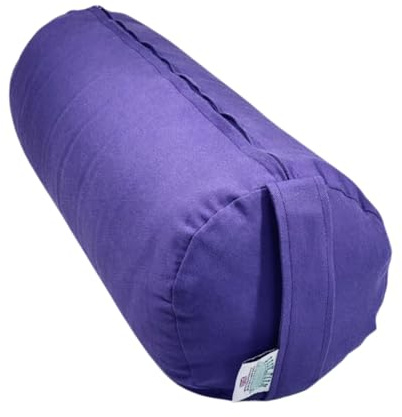 Sustainable Yoga Bolster – Filled with Organic Buckwheat Hulls for Natural Support