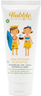 Bubble & Co Crema Solare Protezione Alta con Filtro Spf 50-100 ml