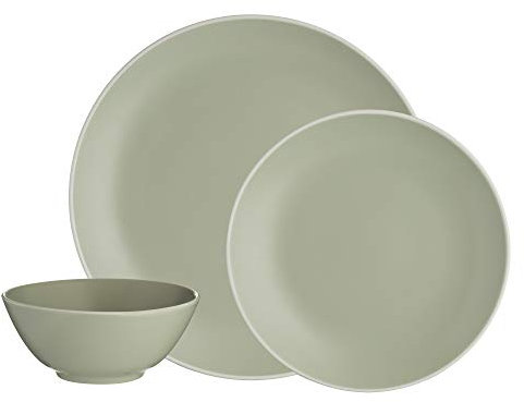 Mason Cash Classic Collection Green 12 Piece Dinner Set