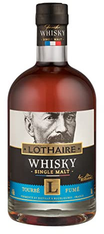 Lothaire - Whisky Single Malt Tourbé Fumé 44° (1 X 0.70L)