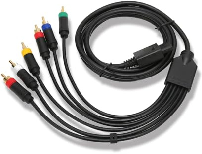 Rgb Rgbs multifunktionell kompositkabel med stark stabilitet Hög flexibilitet, 4 BNC-huvuden, gjord av högkvalitativt material lämpligt för Crt-monitorer, för NGC, för N64