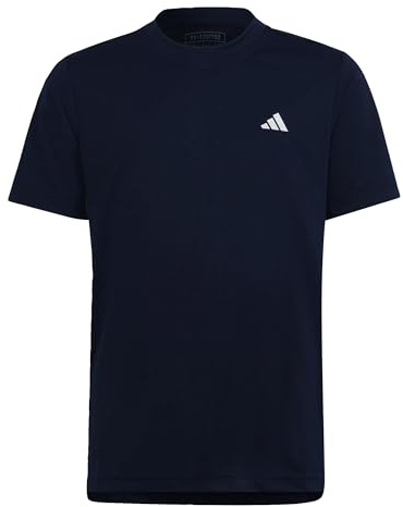 adidas Boy's Club Tennis Tee, Collegiate Navy, 9-10 Years