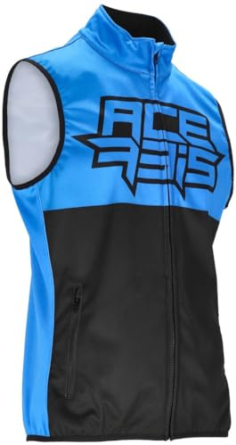 ACERBIS GILET SOFTSHELL LINEAR NERO/BLU XXXL