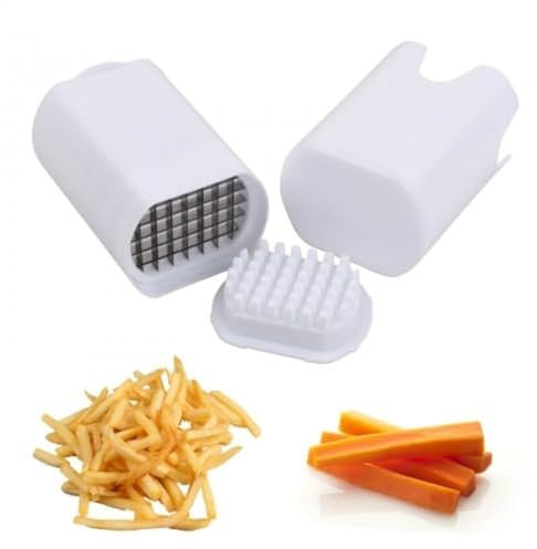 Rapidbok Taglierina per Patatine Fritte, Taglierina Patata, Tagliapatate Manual, Taglia Patate Fritte a Taglio Rapido, Affettatrice Manuale con Lame, Affettafrutta per Verdura, Accessori Friggitrice