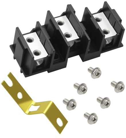 SDRZJX 600V 65A Range Terminal Block Assembly with 3 Positions Dual Row Compatible with Samsung Electric Range Stove and Ovens Replace#: DG96-00173A DG65-00003A WB17T10011 AP5306090 3282643