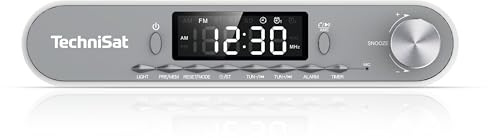 TechniSat Viola Radio de cuisine encastrable avec FM/FM, écran LED, lampe de travail, minuterie, Bluetooth, fonction réveil, mains libres, haut-parleur 5 W