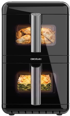Cecotec Freidora de Aire 12 L Cecofry DuoLevel 12000 Window Total