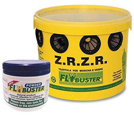 Flybusters FlyBuster - Trappola Professionale per Mosche, con Imbottitura, Colore: Giallo