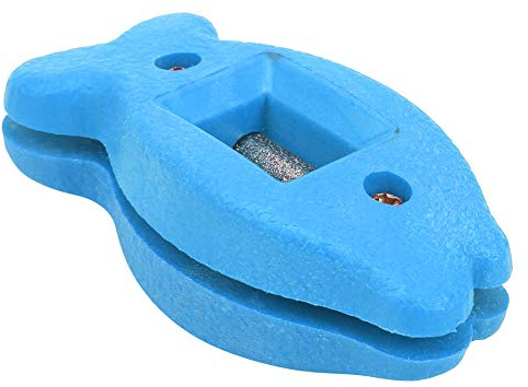 RiToEasysports Affilacoltelli per Pattini da Ghiaccio Affilatrice per coltelli a Sfera Affilacoltelli per Skateboard Grindstone Grinding Tool(Blu) Affila Lame Pattini Ghiaccio