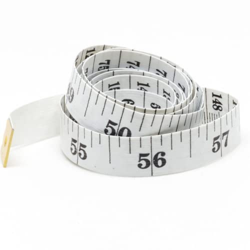 RubiGO Body Tape Measure Dual Sided Measuring Tape For Body Measurements Fabric Tape Measure Sewing Tailors Sewing Tape Measure 60''/150cm (1pk or 2pk) (1)