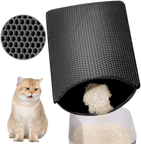 Phantasy Cat Liter Mat (Schwarz-M)