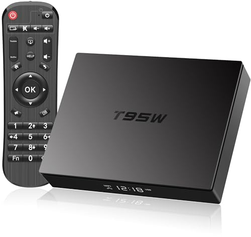 Android TV Box 11.0, 4GB RAM 32GB ROM, S905W2 Quad-Core, Support 2.4G/5G Dual WiFi, Bluetooth 5.0, 100M Ethernet Ultral HD 4K Smart TV Box