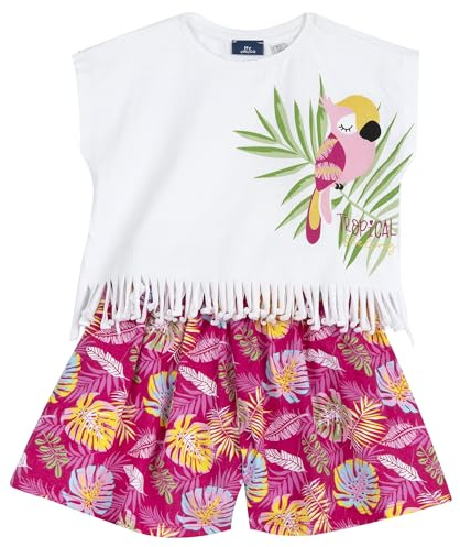 Chicco Completo con T-shirt e Pantaloncini Bambine e ragazze in morbido tessuto - colorata stampa all-over 261