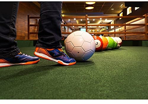 Juggle Pro Fussball Billard: 16 stück Snook fußball Billard Größe 3 (18,2 cm) | Premium PU-Leder | Offizielle Bälle für Footpool/Sportartikel für Vereine & Events