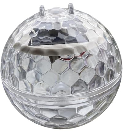 YARNOW Luces Flotantes para Piscinas y Lámpara Flotante para Estanque, Luz Led 11 Cm para Decoración De Jardín y Piscina, Carga Solar Cambio De Color, Iluminación Nocturna Ambiental