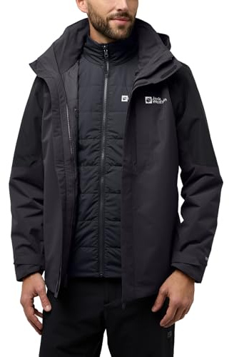 Jack Wolfskin Chaqueta para hombre, Fantasma, L