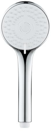 Allstar Ducha Mod, Uno teleducha universal 5 funciones Ø 9.5 cm para calentadores de agua ABS antical fácil limpieza cromo blanco elegante