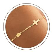 Turandoss Cross Bracelets for Women Christian Jewelry Gifts for Women Girls