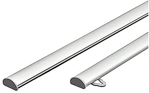 YDuupxe Foldable Poster Rails, Aluminum Alloy Snap Bars for Textile Banners and Posters, with Sliding Hangers for Easy Wall Ceiling Mounting, Suitable for Exhibitions Events and Trade