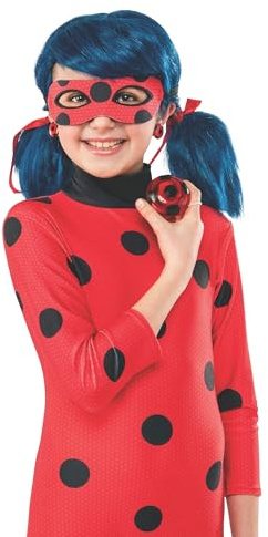 Rubie's – Ensemble de boucles d'oreilles à clip et yo-yo officiel Miraculous Ladybug pour enfant