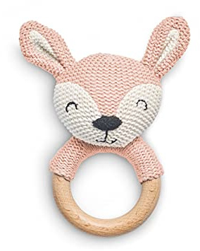Jollein Defer de Dentition, 7 cm Diamètre, Rose Pâle