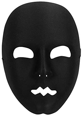 Boland - Gesichtsmaske Pantomime für Faschingskostüme oder JGA, Kostüm Zubehör, Accessoire für den Karneval