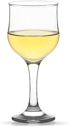 Tradineur - Set de 6 copas de cristal, modelo Nevakar, servir vino, champán, cócteles, elegantes, aptas para lavavajillas, celebraciones (240 ml - 16,7 x 6,9 cm)