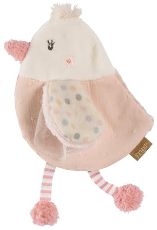 Fehn Knister-Vogel – Activity-Rascheltier zum Greifen, Lauschen, Spielen & Geräusche erzeugen – fördert Babys Sinne & Motorik – idealer Begleiter für Babys und Kleinkinder ab 0+Monaten