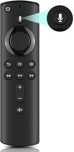 Intelligenter Sprachfernbedienungsersatz (3 Gen), Bluetooth-Ersatzfernbedienung für Smart TV Stick/Cube/Lite/2 Gen/3 Gen/4K/4K MAX (6 Gen)