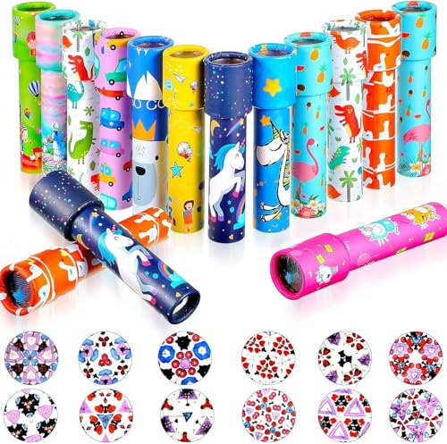 Piucrty Caleidoscopio para niños, 12 unidades, regalo de cumpleaños infantil, 8 – 10 años, regalo de cumpleaños, regalo de cumpleaños, regalo de despedida, pequeños regalos significativos
