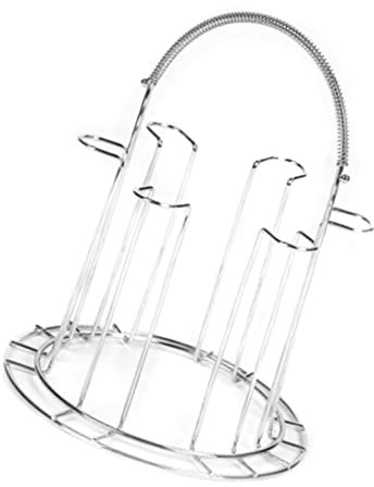 NOENNULL Rack en Verre en Verre en Acier Inoxydable Support de Tasse à Eau Comptoir à 2 Niveaux avec Plateau Goutte à Goutte, Porte-séchage à Vaisselle de Sauvegarde pour la Cuisine,