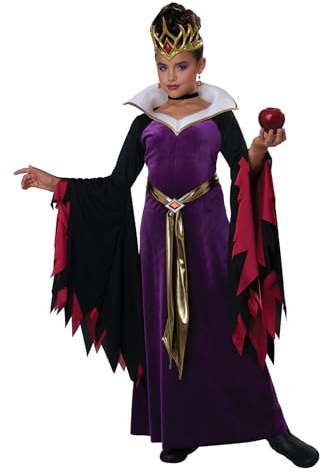 California Costumes, Girls' Evil Queen Cosplay Dress, Size L