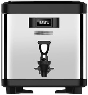 Cafetera Térmica Profesional de Acero Inoxidable 304 6L/8L/10L con Grifo, Doble Pared y Termómetro Digital – Termo para Café 24h, Ideal para Bares, Restaurantes y Eventos