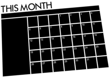 Healeved Pizarra Borrable Extraíble 60x43 Cm Calendario Mensual, Planificador Multifunción para Oficina, Aula y Hogar, Tablero de Planificación Práctico Superficie Lisa para Escritura