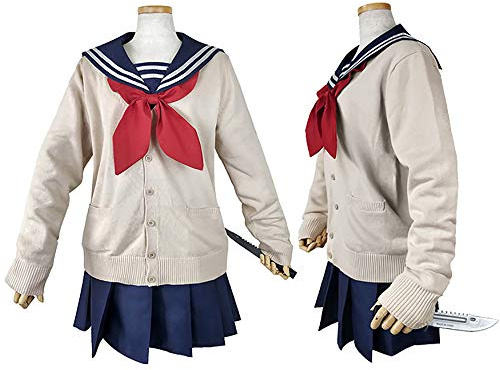 Zhongkaihua Himiko Toga Cosplay vestire Uniforme Set Completo Anime My Hero Accademia Costumi Lingerie Giapponese Mini Marinaio Vestito Donne Sexy Scolarelle