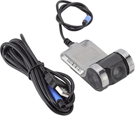 USB Dash Cam, 1080P HD DVR Dual Car Driving Recorder with Loop Recording, Night, Motion Detection, ADAS Distance Warning Car Recorder For Vehicles