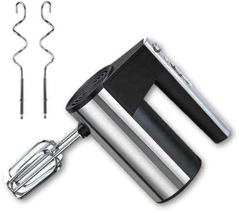 LoLek Batidora de Varillas 750W, 5 Velocidades + Turbo, Amasadora con Ganchos y Varillas. Potente, ergonómica y fácil de limpiar. Ideal para repostería, bollería y cocina casera.