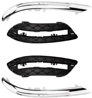 BRACES Främre Dimljus Grillskydd Passar for Mercedes Passar for Benz W204 C-klass 204 880 3224 204 880 3324 2048803224 2048803324 Stötfångare Dimljus bil främre stötfångare dimljus grillskydd