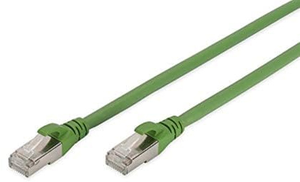 LAN Kabel Cat 6A – 2m – PUR-Außenmantel – S/FTP Geschirmt – Öl- und UV-Beständig – 10 Gbit/s – 500 MHz – PoE++ – Kompatibel zu Cat 6 – Netzwerkkabel – Grün