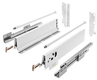 GTV – modern låda låda I L = 350 mm H = 210 mm I vit I tyst stängning I belastning upp till 40 kg I Enkel installation I Synkronisering av styrningarna I PB-D-KPL350C1
