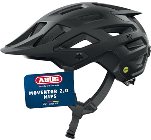 ABUS MTB Moventor 2.0 MIPS - casco da bicicletta con protezione dagli impatti per l'uso off-road su mountain bike - casco all-mountain per uomo e donna