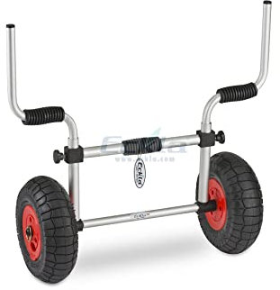 Eckla Top 260 Transportwagen für Sit on Top Kajaks Boote Kajakwagen, Farbe:Grau