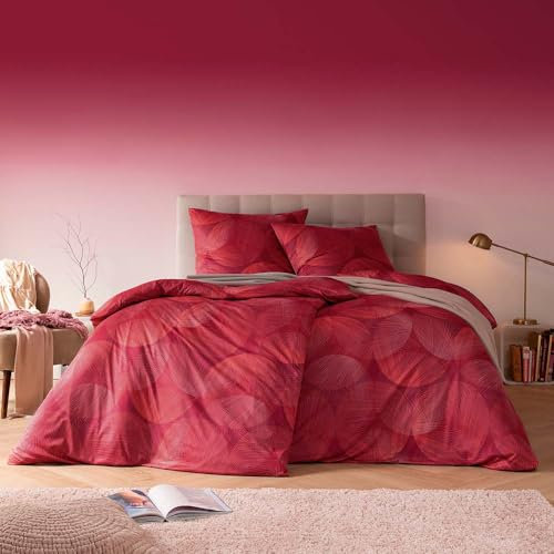 ESTELLA Biancheria da letto in jersey Mako Interlock Dora Magenta
