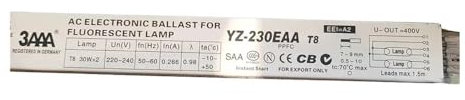 RTRCAGAKM YZ-230EAA 220V T8 30Wx2 Lampada Fluorescente Reattori elettronici Avviatore di Illuminazione