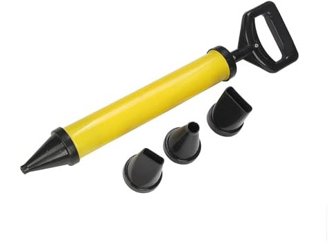 BALLSHOP Fugenpistole Für Mörtel, Handmörtelpumpe Beton Spritze Mit Zubehör, DIY Mörtelspritze, Handmörtelpumpe Mörtelpresse, Fugenspritze Mit 4 Düse