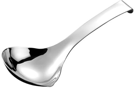 Spoon In Acciaio Inox Spoon Ergonomic Handle Soup Ladle Per Cucina Domestica Professionale Utensili Da Cucina